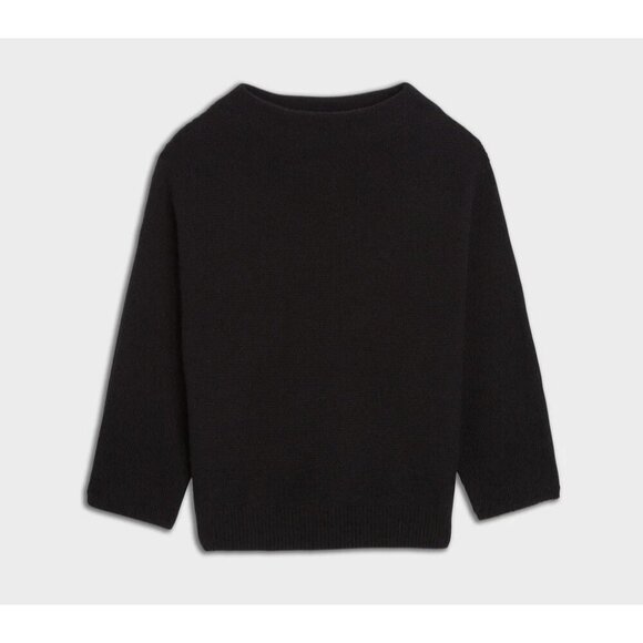 The Reset Funnel Neck Sweater Wool cashmere Black Sizw Small - Picture 1 of 9